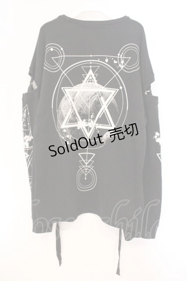 画像3: REFLEM / カッティングショルダープルオーバー  ブラック O-26-04-11-061-PU-TO-IG-OS (3)