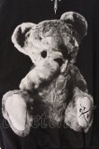 画像2: TRAVAS TOKYO / Furry bear half zip high neck H/S hoodie  ブラック O-26-04-11-064-PU-TO-IG-OS (2)