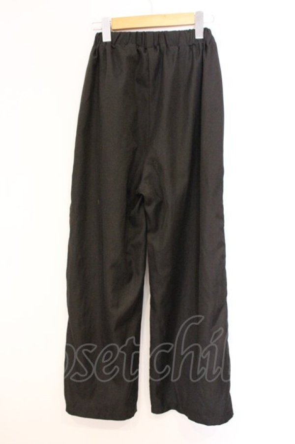 画像3: Drug Honey / スケルトンテディ刺繍ナイロンパンツ  ブラック×ピンク O-26-04-11-065-PU-PA-IG-OS (3)