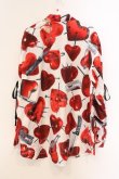 画像4: TRAVAS TOKYO / Emotinal scars shirt  ホワイト×レッド O-26-04-11-070-PU-BL-IG-OS (4)