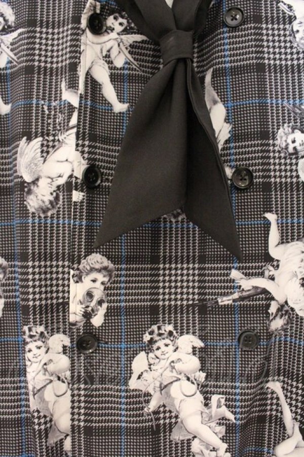 画像2: TRAVAS TOKYO / パティシエシャツ　21SS  ブラック O-26-04-11-072-PU-BL-IG-OS (2)