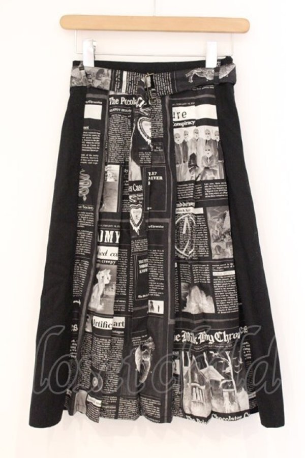 画像1: MILK / Gossipsスカート  クロ O-26-04-11-078-ML-SK-IG-OS (1)