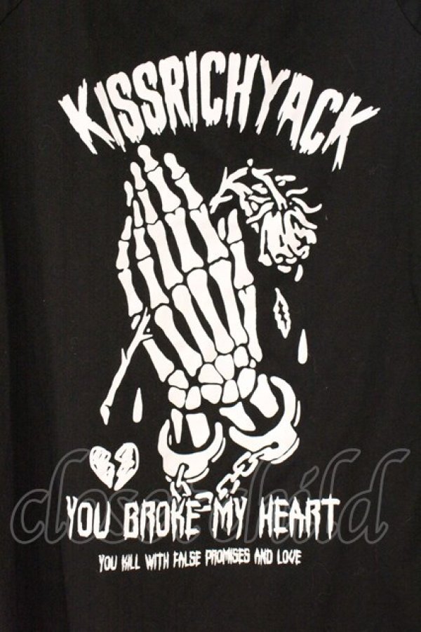 画像4: KRY CLOTHING / OINORI カットソー  ブラック×ホワイト O-26-04-11-088-EL-TO-IG-OS (4)