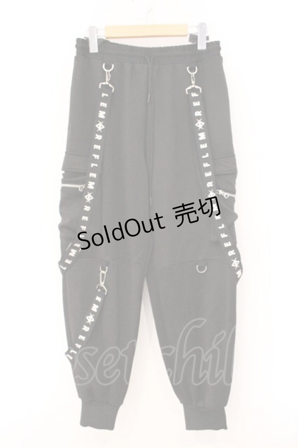 画像1: REFLEM / サスペンダーパンツ  ブラッック O-26-04-11-089-PU-TO-IG-OS (1)