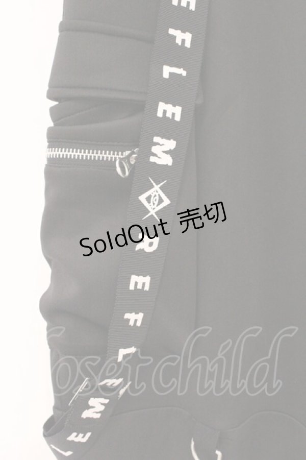 画像2: REFLEM / サスペンダーパンツ  ブラッック O-26-04-11-089-PU-TO-IG-OS (2)