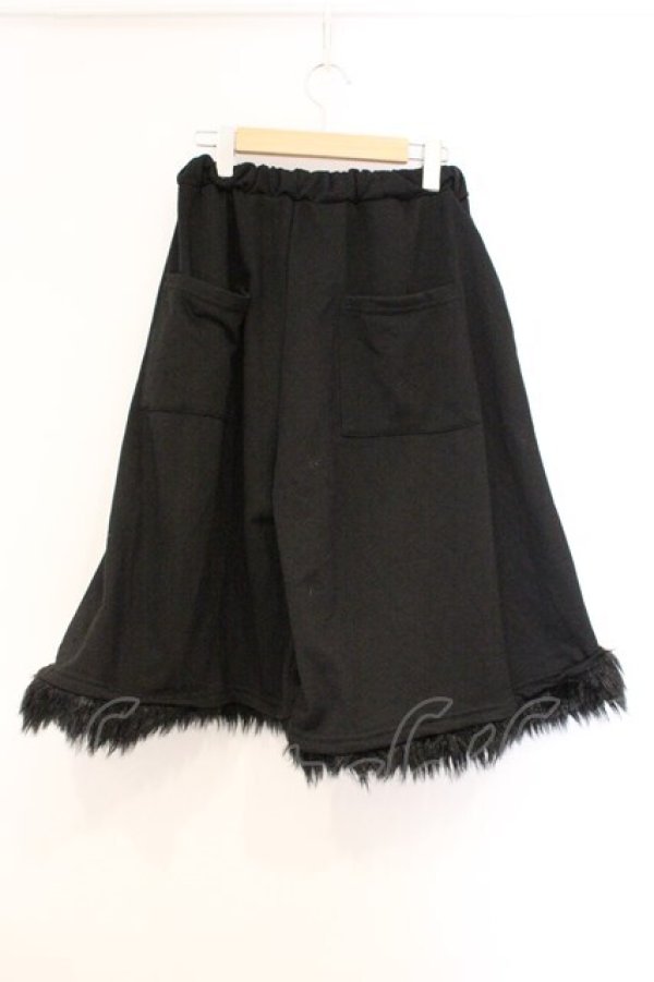 画像3: Drug Honey / ファーハーフパンツ  ブラック O-26-04-11-093-PU-PA-IG-OS (3)