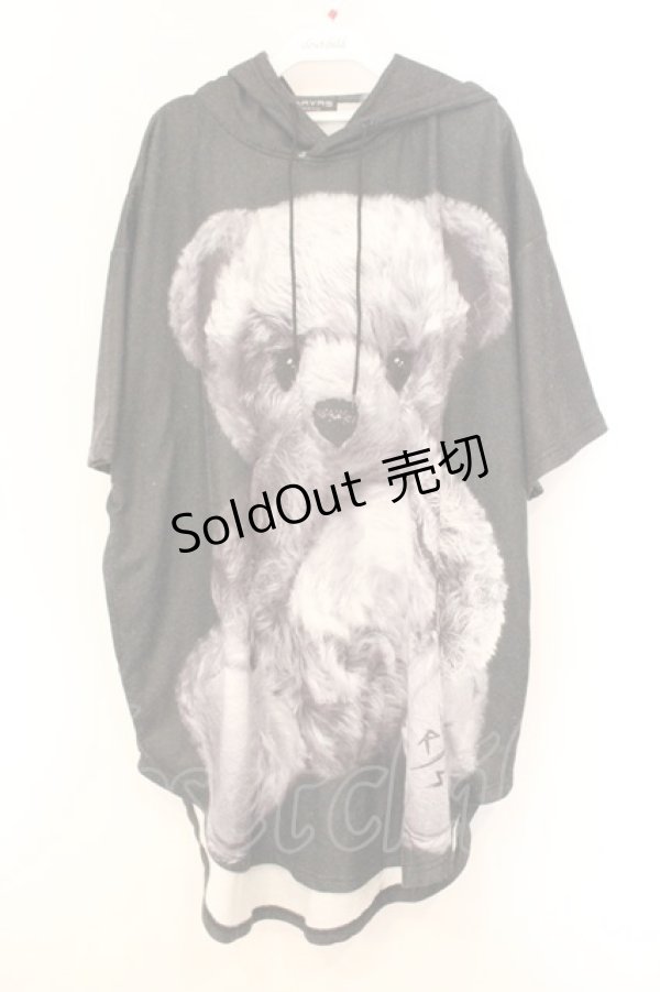 画像1: TRAVAS TOKYO / BIG Teddy H/S Hoodie  ブラック O-26-04-11-100-PU-TO-IG-OS (1)