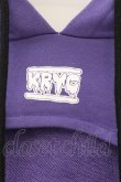 画像2: KRY CLOTHING / 「CHCH」ショート丈パーカー&インナーSET  パープル O-26-04-11-013-EL-TO-IG-OS (2)