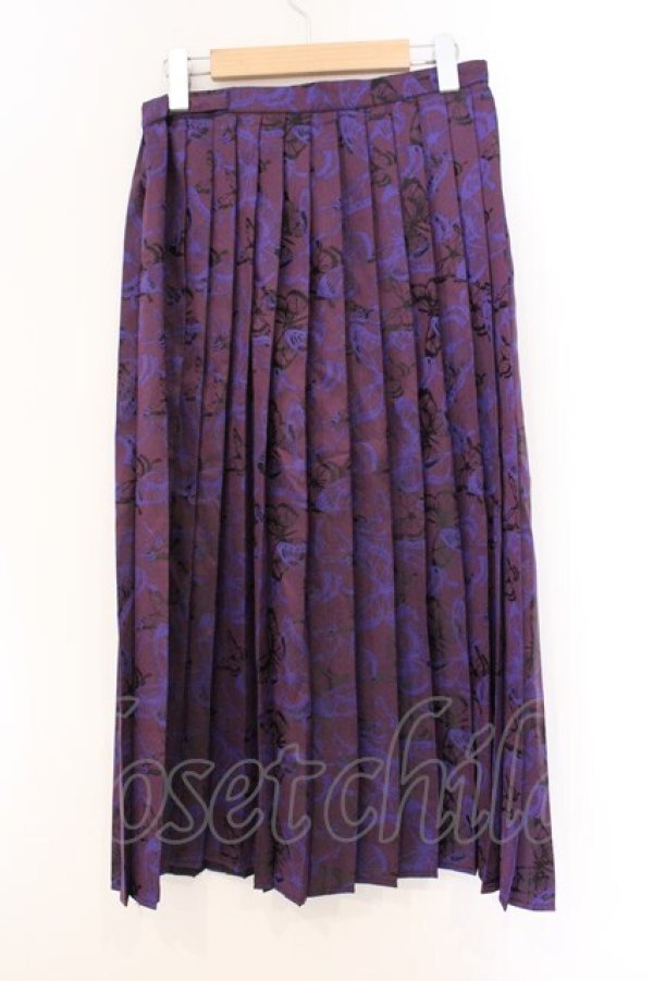 画像3: BLOOD SUPPLY（海外ブランド） / Purple Butterfly Gothic Japanese Bad Girl SKIRT スカート  パープル O-26-04-11-014-GO-SK-IG-OS (3)