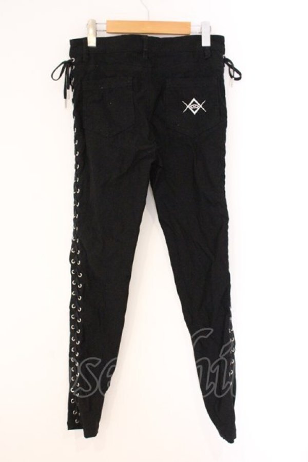 画像3: REFLEM / レースアップストレッチスニキー  ブラック O-26-04-11-017-PU-PA-IG-OS (3)