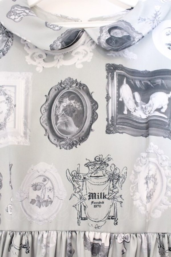 画像2: MILK / WALL DECOドレス  グレー O-26-04-11-019-ML-OP-IG-OS (2)