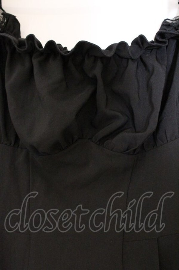 画像3: DARK IN LOVE / Gothic sexy off-shoulder lacey sleeves dress S ブラック O-26-04-11-024-PU-OP-IG-OS (3)