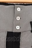 画像2: CuLLt / Switching Sarrouelパンツ  ブラック×千鳥格子 O-26-04-11-026-PU-PA-IG-OS (2)