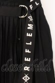 画像2: REFLEM / ロゴテープアシメスカート  ブラック O-26-04-11-027-PU-SK-IG-OS (2)
