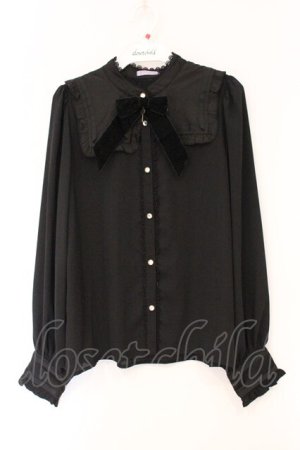 画像: axes femme kawaii / ホーリーブラウス M クロ O-26-04-13-030-AX-TS-IG-OS