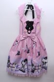 画像1: Angelic Pretty / Magical Milk Catsジャンパースカート  ピンク S-23-12-18-041-AP-OP-UT-ZS (1)