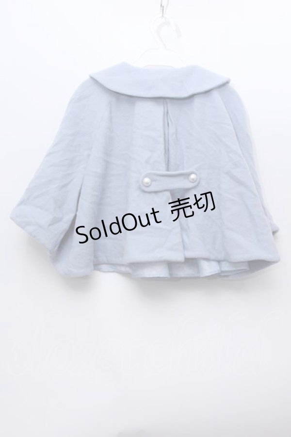 画像2: Angelic Pretty / COAT Dollyショートコート  サックス S-23-12-20-107-AP-CO-AS-ZT-C036 (2)