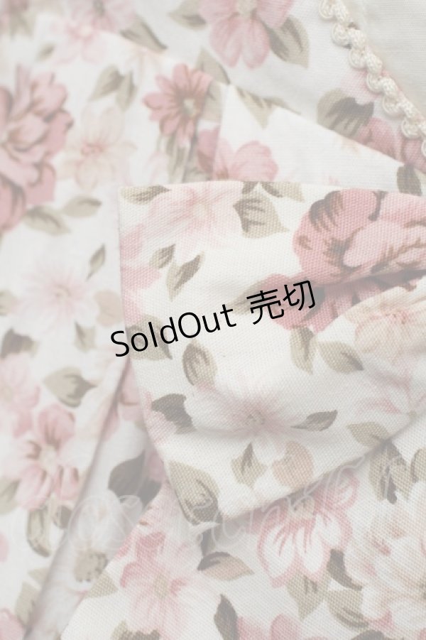 画像5: Victorian maiden / フラワリーパフスリーブドレス  オフ S-24-01-23-023-CL-OP-AS-ZS (5)