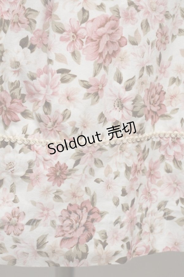 画像6: Victorian maiden / フラワリーパフスリーブドレス  オフ S-24-01-23-023-CL-OP-AS-ZS (6)