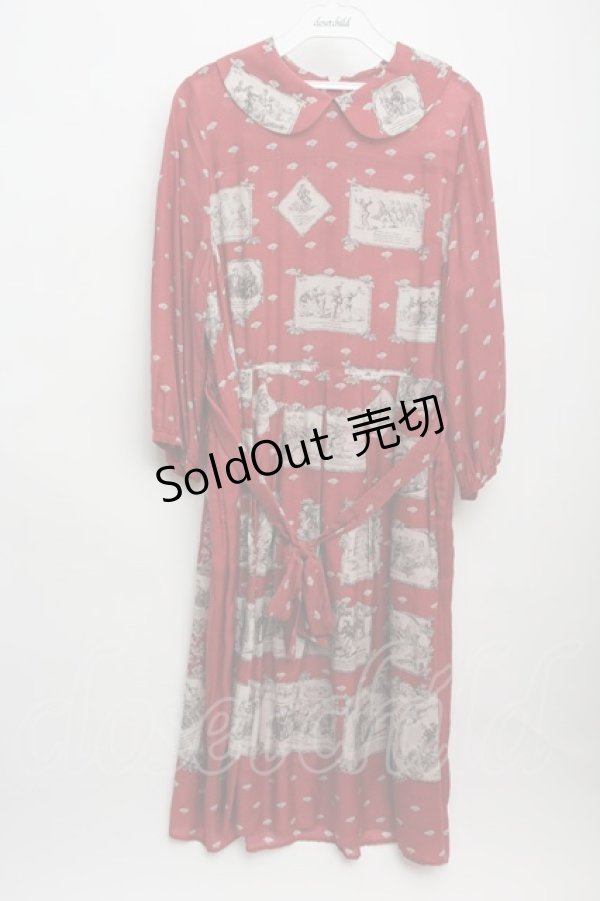 画像1: Jane Marple / Spirit of libertyコレットドレス  ローズ S-24-02-14-049-JM-OP-UT-ZS (1)