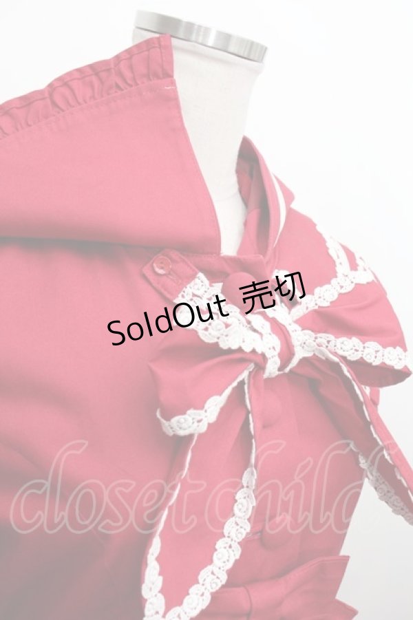 画像5: BABY,THE STARS SHINE BRIGHT / COAT赤ずきんコートワンピース  エンジ S-24-02-29-010-BA-CO-AS-ZS (5)