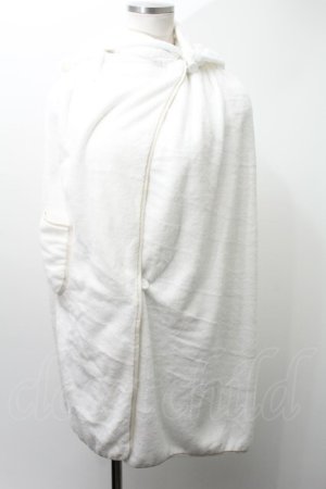 画像: NieR Clothing / ターバン付き巻くバスタオル  白 S-24-03-11-004-PU-ZA-AS-ZI