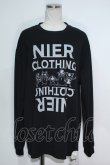 画像1: NieR Clothing / プリントTシャツ  黒 S-24-04-11-073-PU-TO-UT-ZS (1)