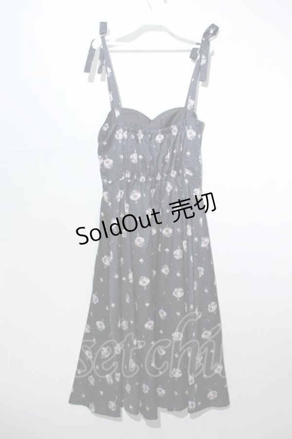画像2: axes femme / ブーケワンピース  黒 S-24-05-10-061-AX-BL-AS-ZI (2)