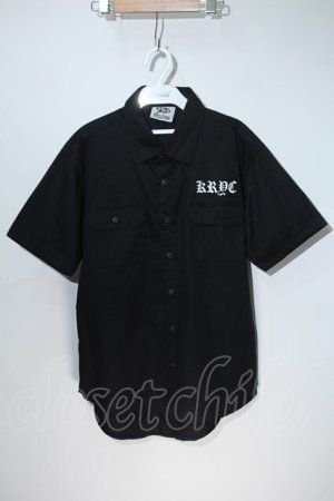 画像: KRY CLOTHING / バックプリントシャツ  黒 S-24-05-14-055-EL-TO-UT-ZS