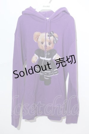 画像: Amilige / Maid Bearプルオーバーパーカー  紫 S-24-05-27-062-PU-TO-AS-ZT261