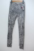 画像1: HYSTERIC GLAMOUR / ネットプリントレギンス  オフＸ黒 S-24-05-29-059-PU-PA-AS-ZT407 (1)