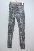 画像2: HYSTERIC GLAMOUR / ネットプリントレギンス  オフＸ黒 S-24-05-29-059-PU-PA-AS-ZT407 (2)