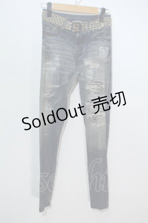 画像: 【SALE】HYSTERIC GLAMOUR / ヒスベアレギンス  黒 S-24-05-29-062-PU-PA-AS-ZT407