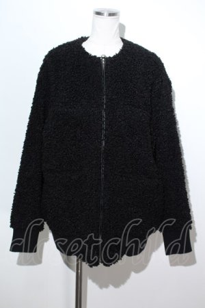 画像: FETISH CS XXX（HYSTERIC GLAMOUR） /ACK CATSボアブルゾン  黒 S-24-05-29-043-PU-CO-AS-C033