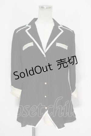 画像: axes femme / バイカラーシフォンブラウス   S-24-06-09-056-AX-TO-UT-ZI