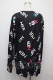 画像2: NieR Clothing / 転写プリントトップス   S-24-07-18-036-PU-TO-UT-ZI (2)