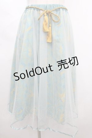 画像: axes femme / 【美女と野獣】フリルスカート  イエロー S-24-07-22-071-AX-SK-AS-ZS