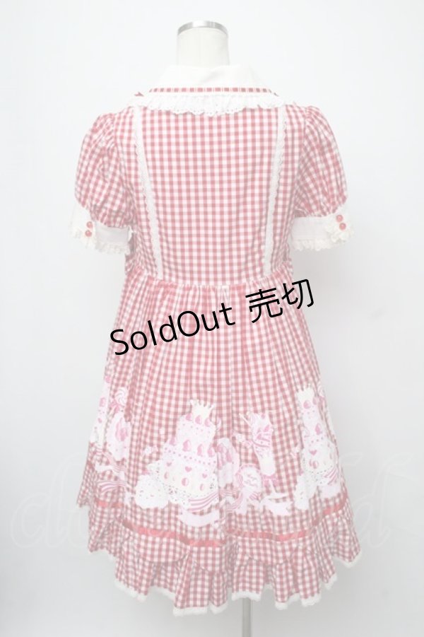 画像2: Angelic Pretty /パステルアラモードワンピース  赤 S-24-07-23-100-AP-OP-AS-ZS (2)
