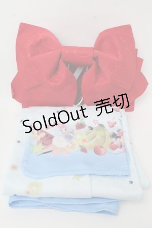 画像: Secret Honey / トロピカルミニー浴衣  サックス S-24-07-30-015-CA-OP-AS-ZS