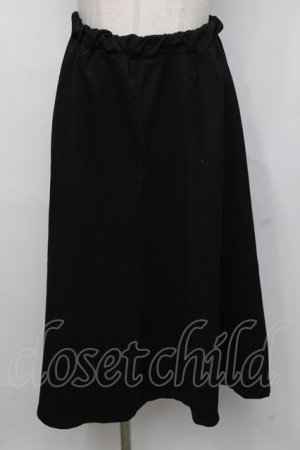 画像: NieR Clothing / レース切り替えスカート  黒 S-24-07-31-089-PU-SK-AS-ZI