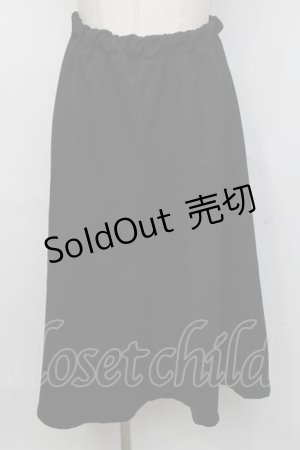 画像: NieR Clothing / レース切り替えスカート  黒 S-24-07-31-089-PU-SK-AS-ZI