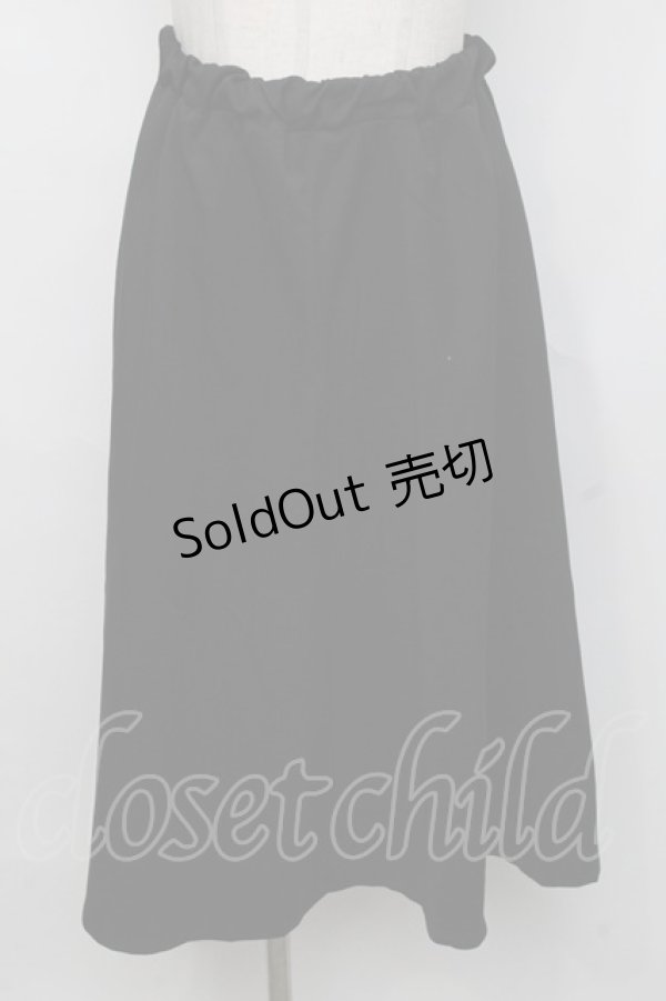 画像1: NieR Clothing / レース切り替えスカート  黒 S-24-07-31-089-PU-SK-AS-ZI (1)
