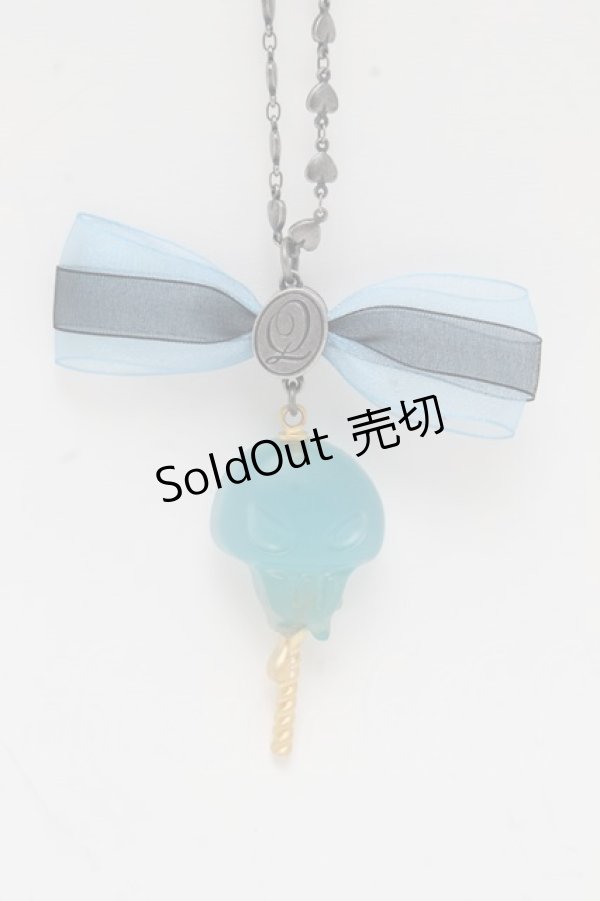 画像2: Q-pot. / イデア・シュラウドグミキャンディネックレス【ツイステッドワンダーランド】  サックス S-24-08-26-013-QP-AC-AS-ZI (2)