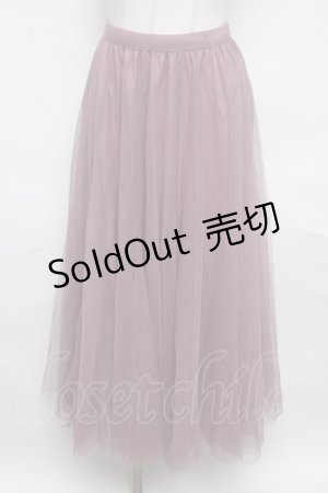 画像: axes femme /チュールレイヤードスカート   S-24-08-30-079-AX-SK-AS-ZS