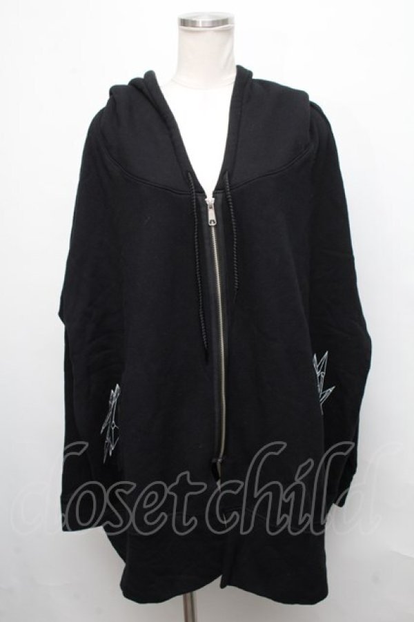 画像1: MILKBOY / BIG HOODY パーカー  黒 S-24-09-03-055-MB-TO-AS-ZT201 (1)