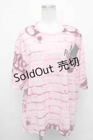 画像: MILKBOY / dentalprint TEE  ピンク S-24-09-03-033-MB-TS-AS-ZT325
