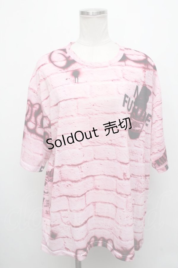 画像1: MILKBOY / dentalprint TEE  ピンク S-24-09-03-033-MB-TS-AS-ZT325 (1)