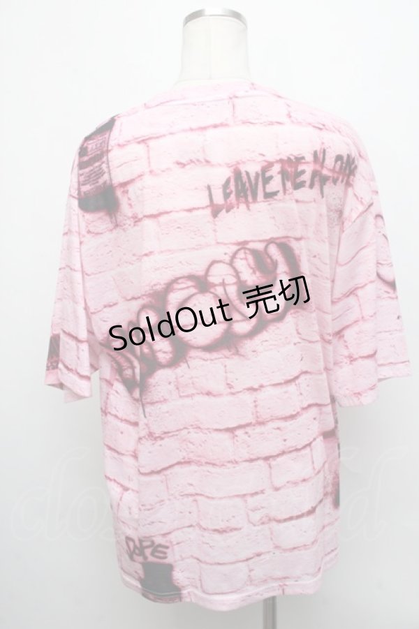 画像2: MILKBOY / dentalprint TEE  ピンク S-24-09-03-033-MB-TS-AS-ZT325 (2)