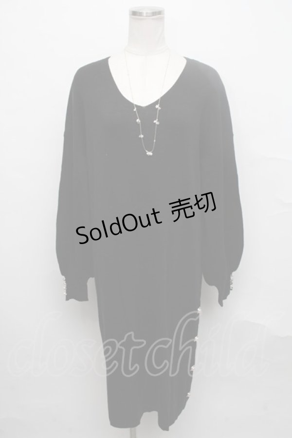 画像1: axes femme / ネックレス付ニットワンピース   S-24-09-14-041-AX-OP-AS-ZT436 (1)