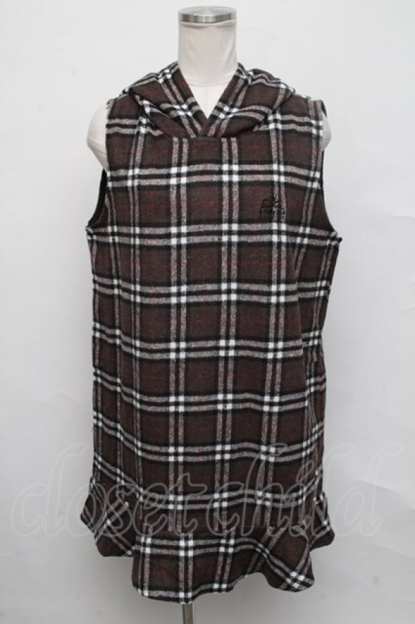 画像1: NieR Clothing / ノースリーブワンピース  ブラウン S-24-09-15-023-PU-TO-AS-ZT204 (1)